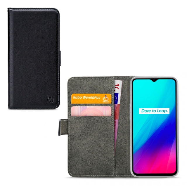 Mobilize Classic Gelly Wallet Book Case Realme C3 Black