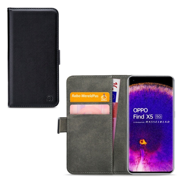 Mobilize Classic Gelly Wallet Book Case Oppo Find X5 5G Black