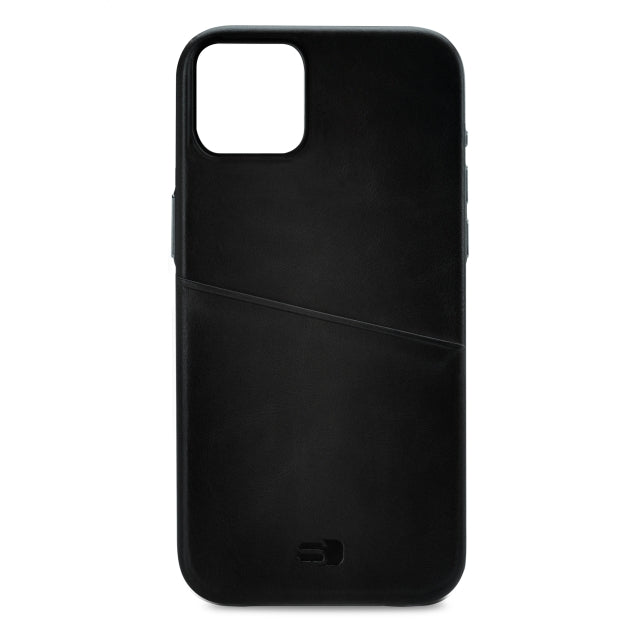 Senza Pure Leather Cover With Card Slot Apple Iphone 14 Plus Deep Black