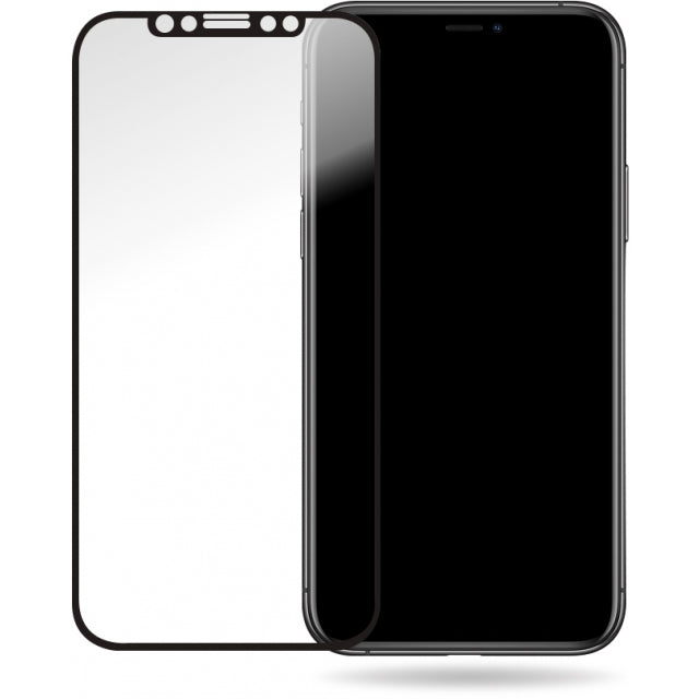 Mobilize Glass Screen Protector - Black Frame - Apple Iphone X/Xs/11 Pro