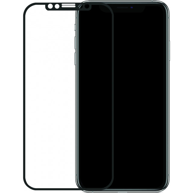 Mobilize Edge-To-Edge Glass Screen Protector Apple Iphone Xs Max/11 Pro Max Black Full Glue