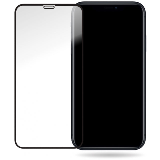 Mobilize Glass Screen Protector - Black Frame - Apple Iphone Xr/11
