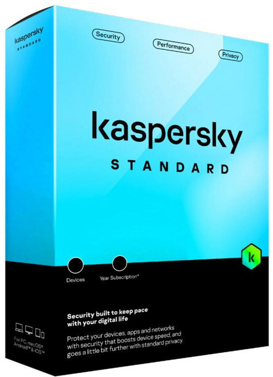 Kaspersky Standard - 1 Apparaat (Opvolger van Kaspersky Anti Virus)