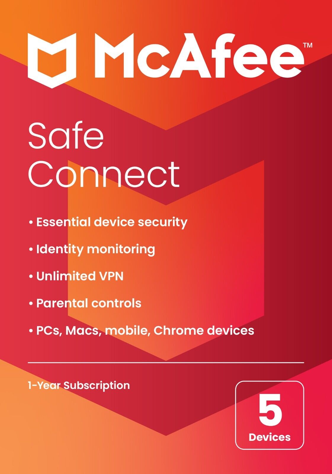McAfee VPN Safe Connect - 10 Apparaten