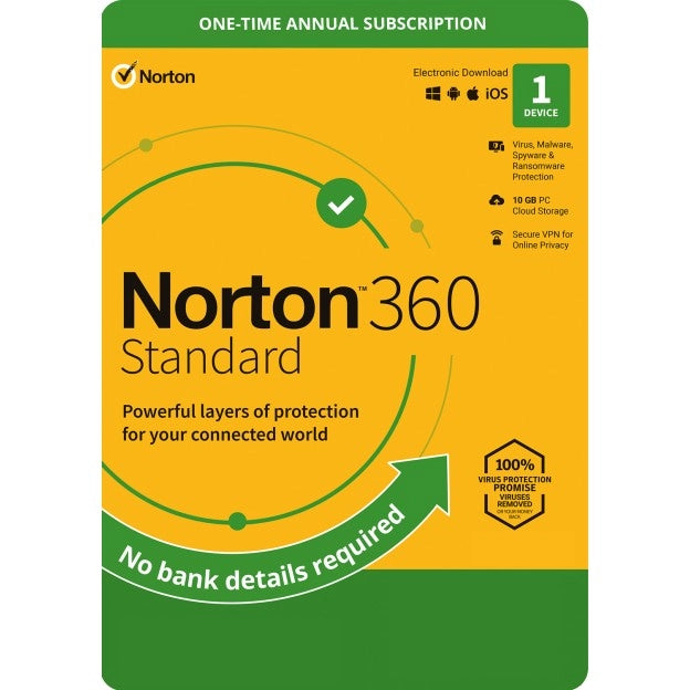 Norton 360 Standard - 1 Apparaat