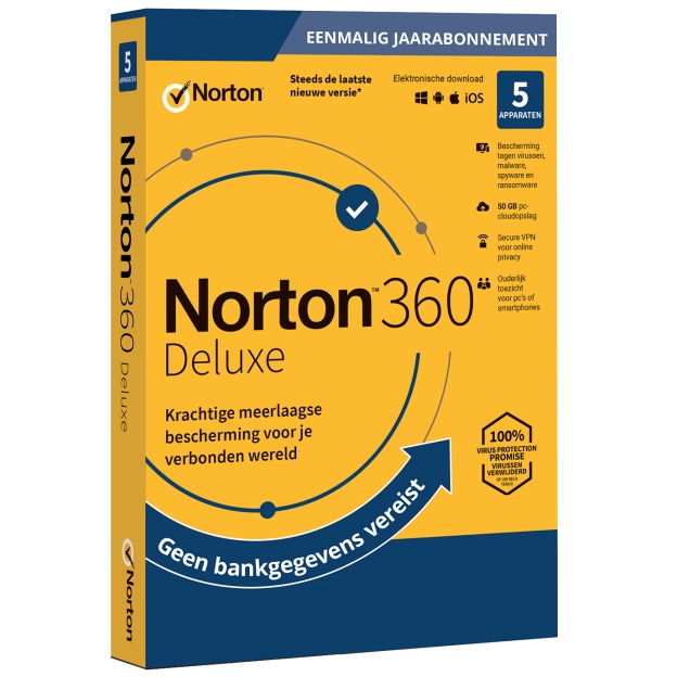 Norton 360 Deluxe - 5 Apparaten
