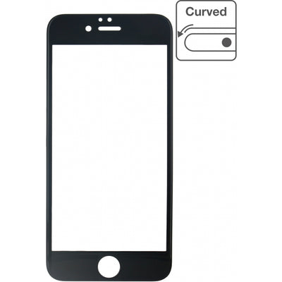 Mobilize Edge-To-Edge Glass Screen Protector Apple Iphone 6/6S Black Full Glue