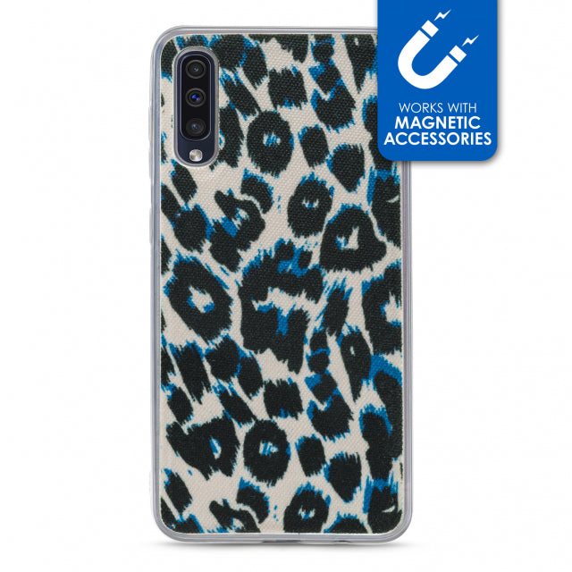 My Style Magneta Case For Samsung Galaxy A30S/A50 Blue Leopard