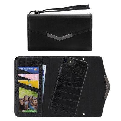 Mobilize 2In1 Elegant Magnet Clutch Apple Iphone 6/6S/7/8/Se (2020/2022) Black Croco