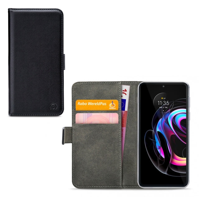 Mobilize Classic Gelly Wallet Book Case Motorola Edge 20 Pro Black