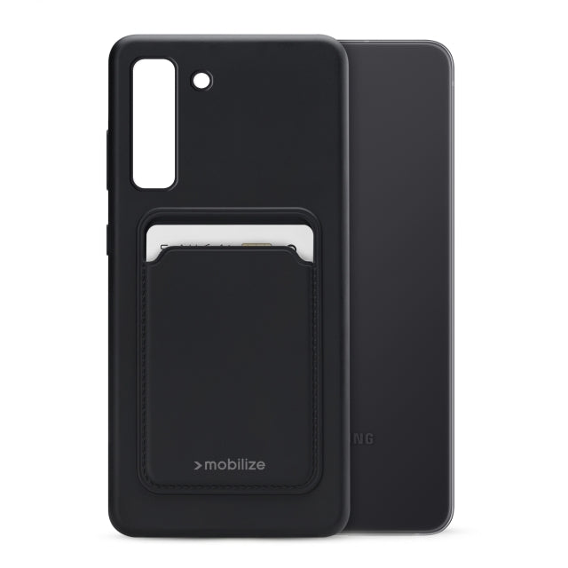 Mobilize Rubber Gelly Card Case Samsung Galaxy S20 Fe Matt Black