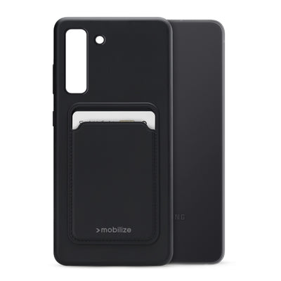 Mobilize Rubber Gelly Card Case Samsung Galaxy S20 Fe Matt Black