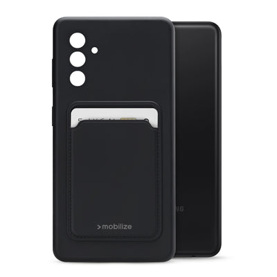 Mobilize Rubber Gelly Card Case Samsung Galaxy A04S/A13 5G Matt Black
