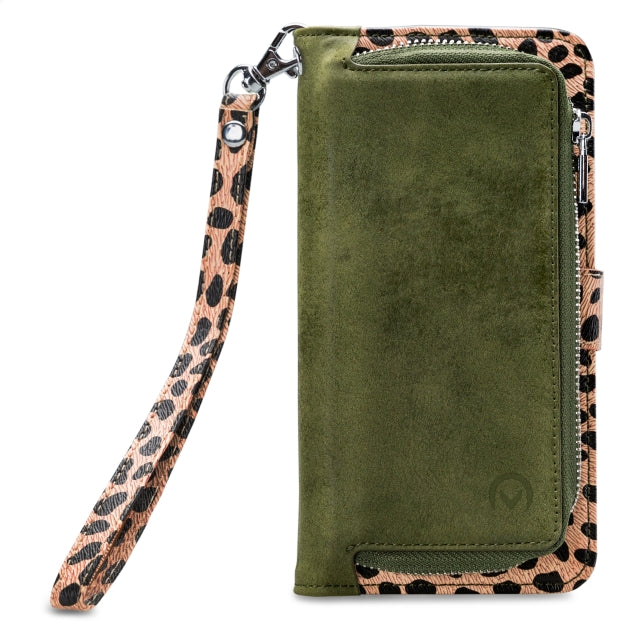 Mobilize 2In1 Magnet Zipper Case Samsung Galaxy A33 5G Olive/Leopard
