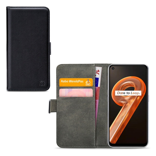 Mobilize Classic Gelly Wallet Book Case Realme 9I Black