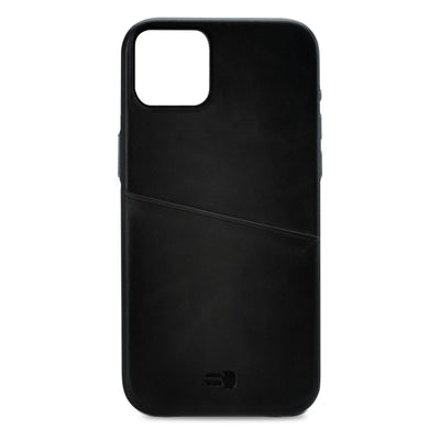 Senza Pure Leather Cover With Card Slot Apple Iphone 14 Plus Deep Black
