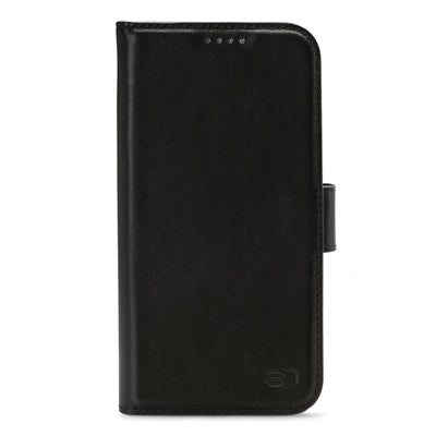 Senza Pure Leather Wallet Apple Iphone 14 Pro Max Deep Black