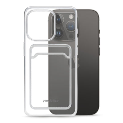 Mobilize Gelly Card Case Apple Iphone 14 Pro Clear