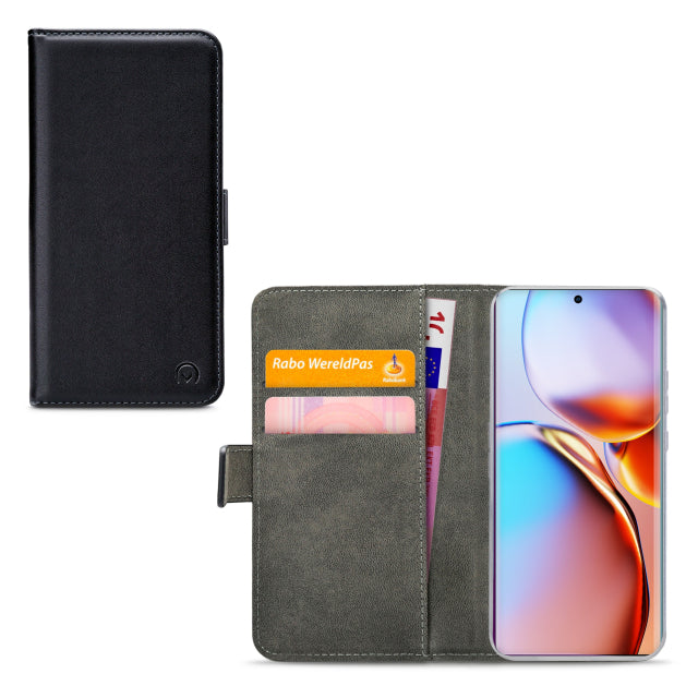 Mobilize Classic Gelly Wallet Book Case Motorola Edge 40 Pro Black