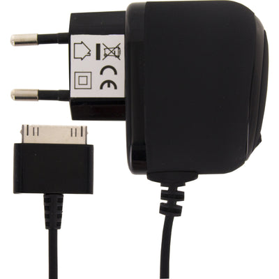 Mobilize Premium Travel Charger Apple 30-Pin 1.0A 5W Black Bulk