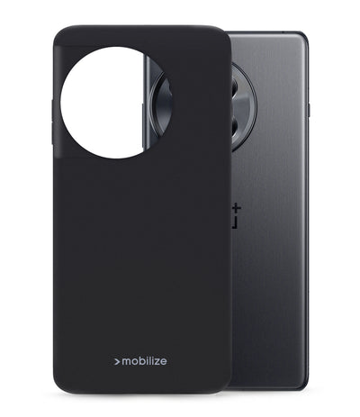 Mobilize Rubber Gelly Case Oneplus 12R Matt Black