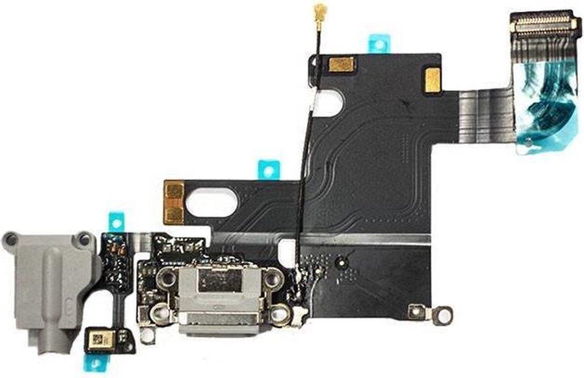 Charger Connector Microphone Flex Apple IPhone 6 / 6G - Wit