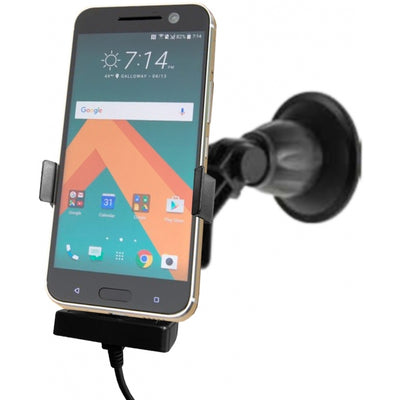 Kram 64304 Kram Fix2Car Active Holder Window Incl. 2.1 A Usb-C Car Charger Universal 63-73Mm