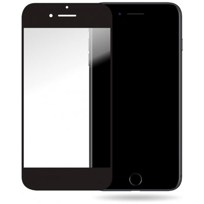 Mobilize Glass Screen Protector - Black Frame - Apple Iphone 6 Plus/6S Plus/7 Plus/8 Plus