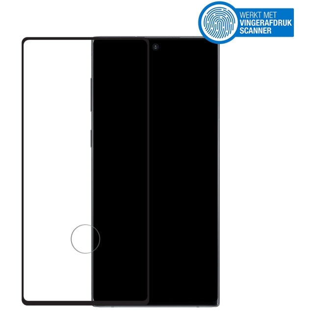 Mobilize Edge-To-Edge Glass Screen Protector Samsung Galaxy Note10 Black