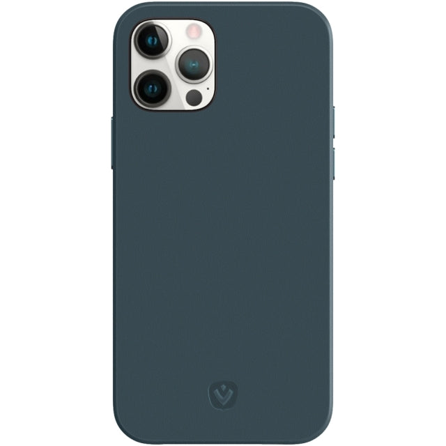 Valenta Leather Back Cover Snap Luxe Apple Iphone 12/12 Pro Blue