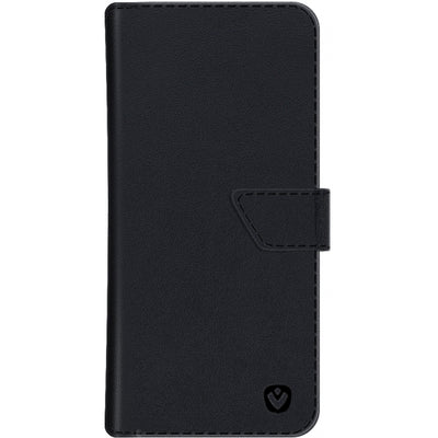 Valenta Leather Book Case Snap Universal Medium Black