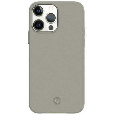 Valenta Leather Back Cover Snap Luxe Apple Iphone 13 Pro Max Grey