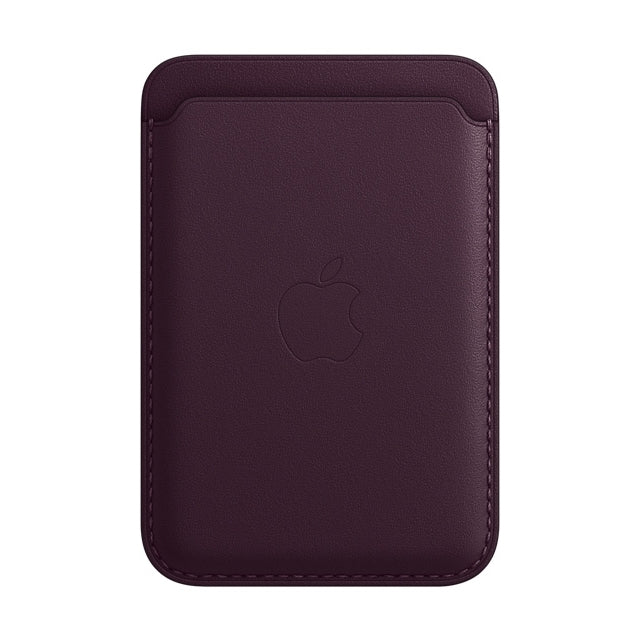 Apple Mm0T3Zm/A Apple Leather Wallet With Magsafe Dark Cherry