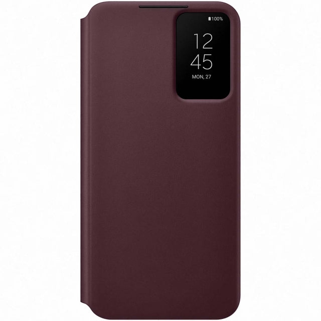 Samsung Ef-Zs906Ceegee Samsung Smart Clear View Cover Galaxy S22+ 5G Burgundy