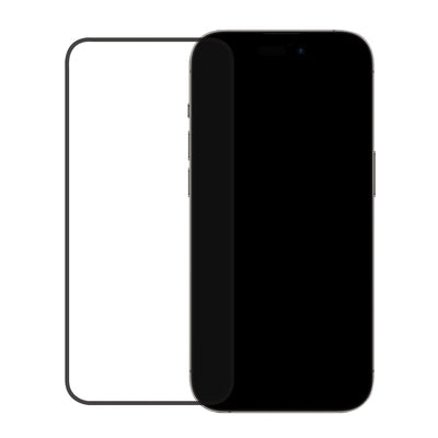 Mobilize Edge-To-Edge Glass Screen Protector Apple Iphone 14 Pro Black Full Glue