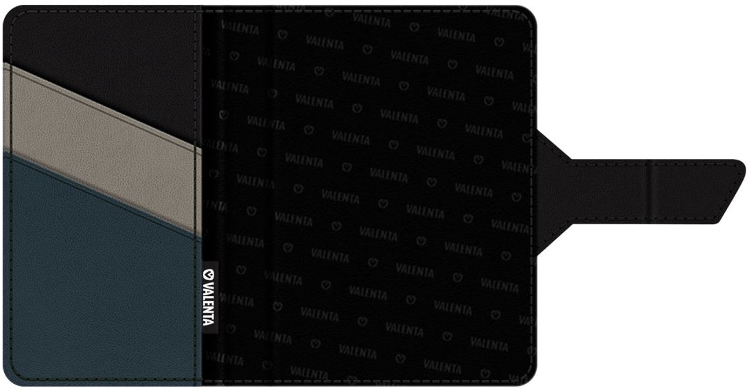 Valenta Card Case Plus Wallet Snap 2-In-1 Black