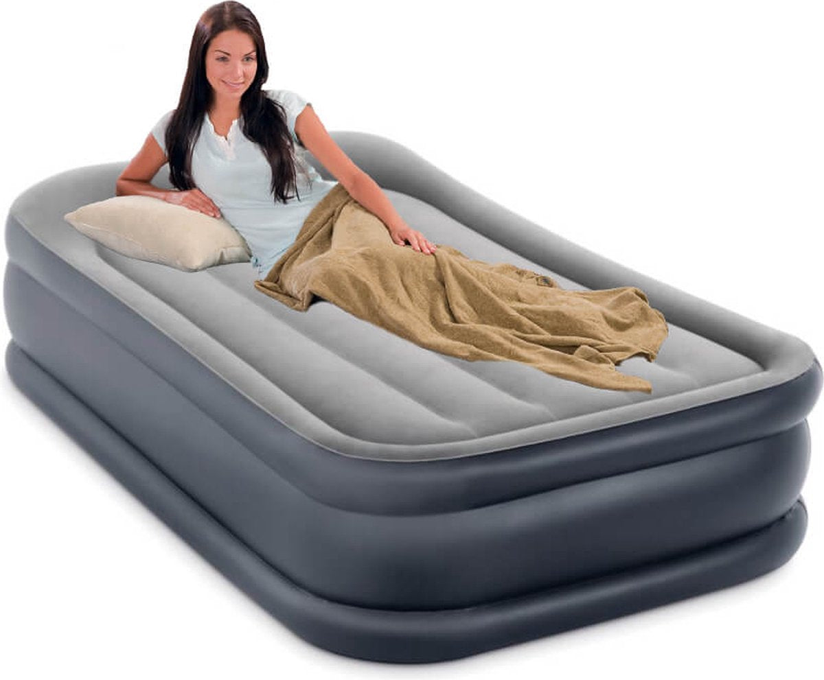 Intex Deluxe Pillow Rest - Airbed - 1 person - 191 x 99 x 42 cm - Model 2017 