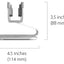 Rain Design Mtower Vertical Laptop Stand Silver