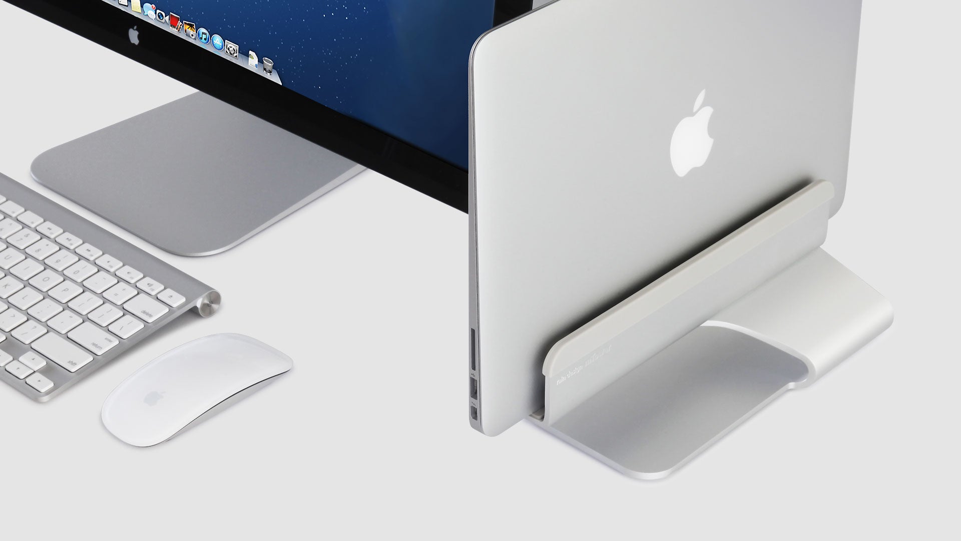Rain Design Mtower Vertical Laptop Stand Space Grey