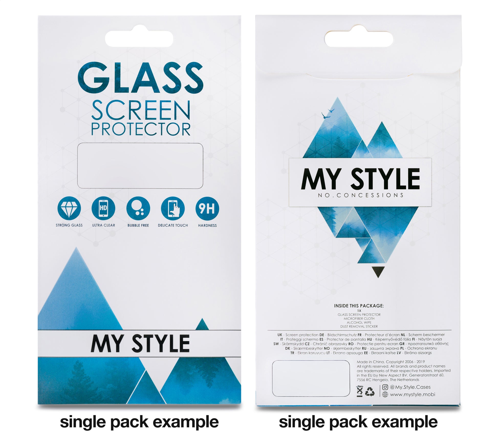 My Style Tempered Glass Screen Protector For Apple Iphone 16 Pro Clear (10-Pack)