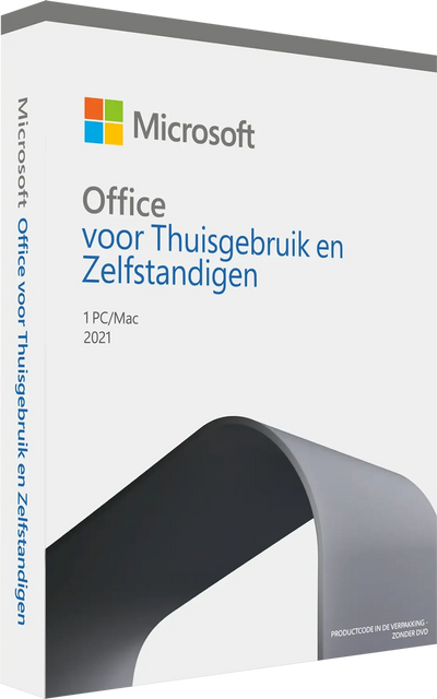 Microsoft Office 2021 Thuisgebruik en Zelfstandige - Eenmalige aankoop