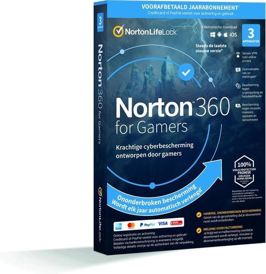 Norton 360 for Gamers - 3 Apparaten