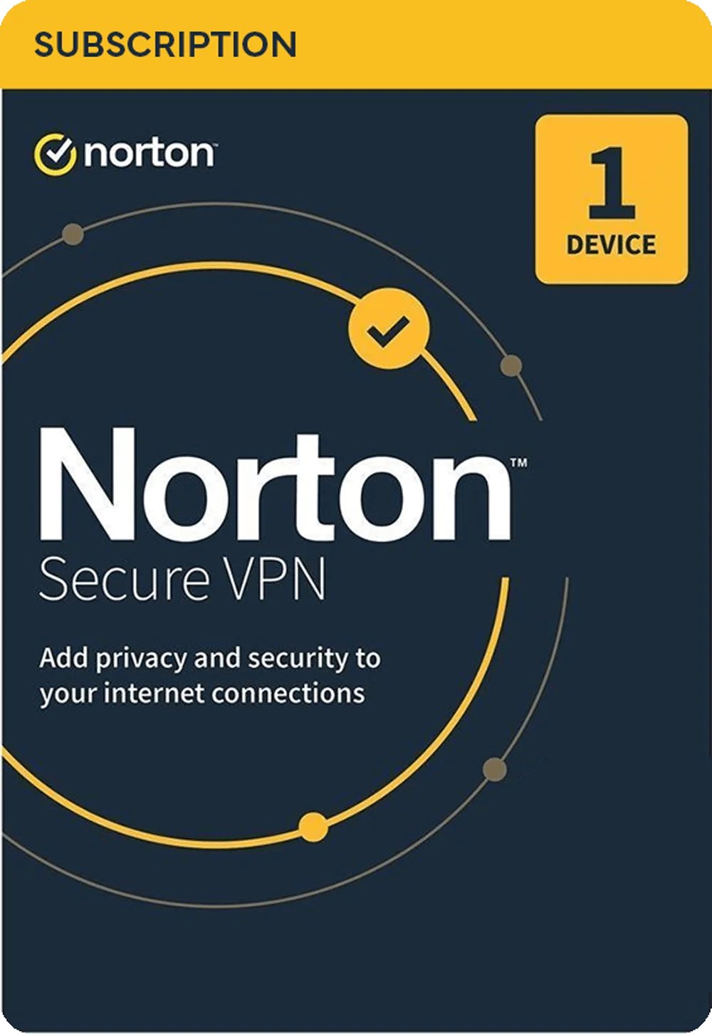 Norton Life Lock Secure VPN - 1 Apparaat
